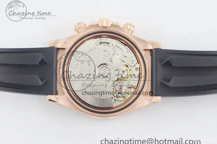 0117 Daytona 116515 RG TWF 1:1 Best Edition 904L Steel Black RG Dial on Oysterflex Strap A Popular 2415